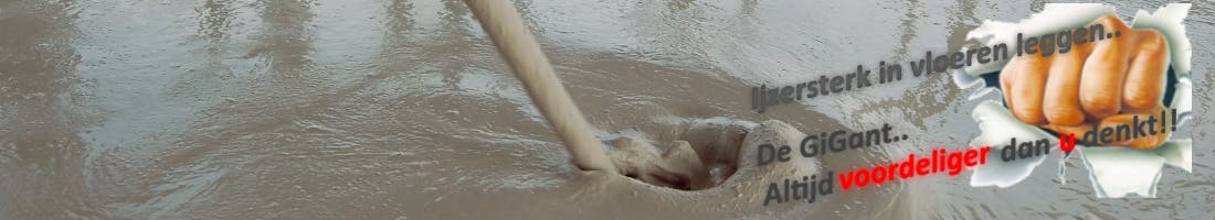 egaliseren van een betonvloer